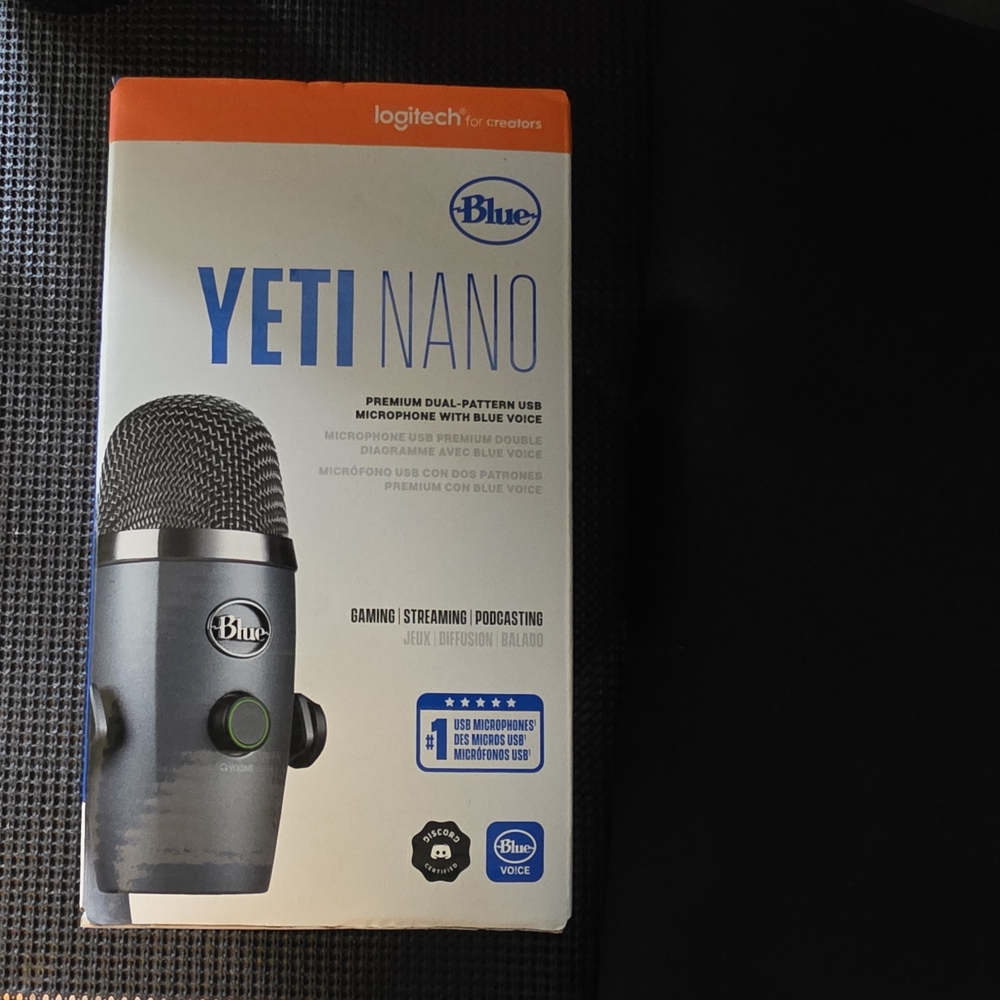 Logitech Yeti Nano USB Microphone Brand New